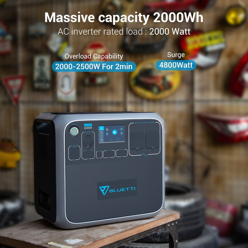 Bluetti AC200P 2000Wh/2000W Portable Power Station For HoogKong